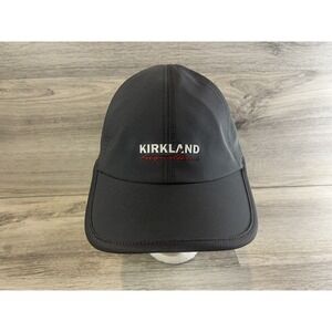 Kirkland‎ Signature Strapback Hat Gray One Size Adjustable Perforated Golf